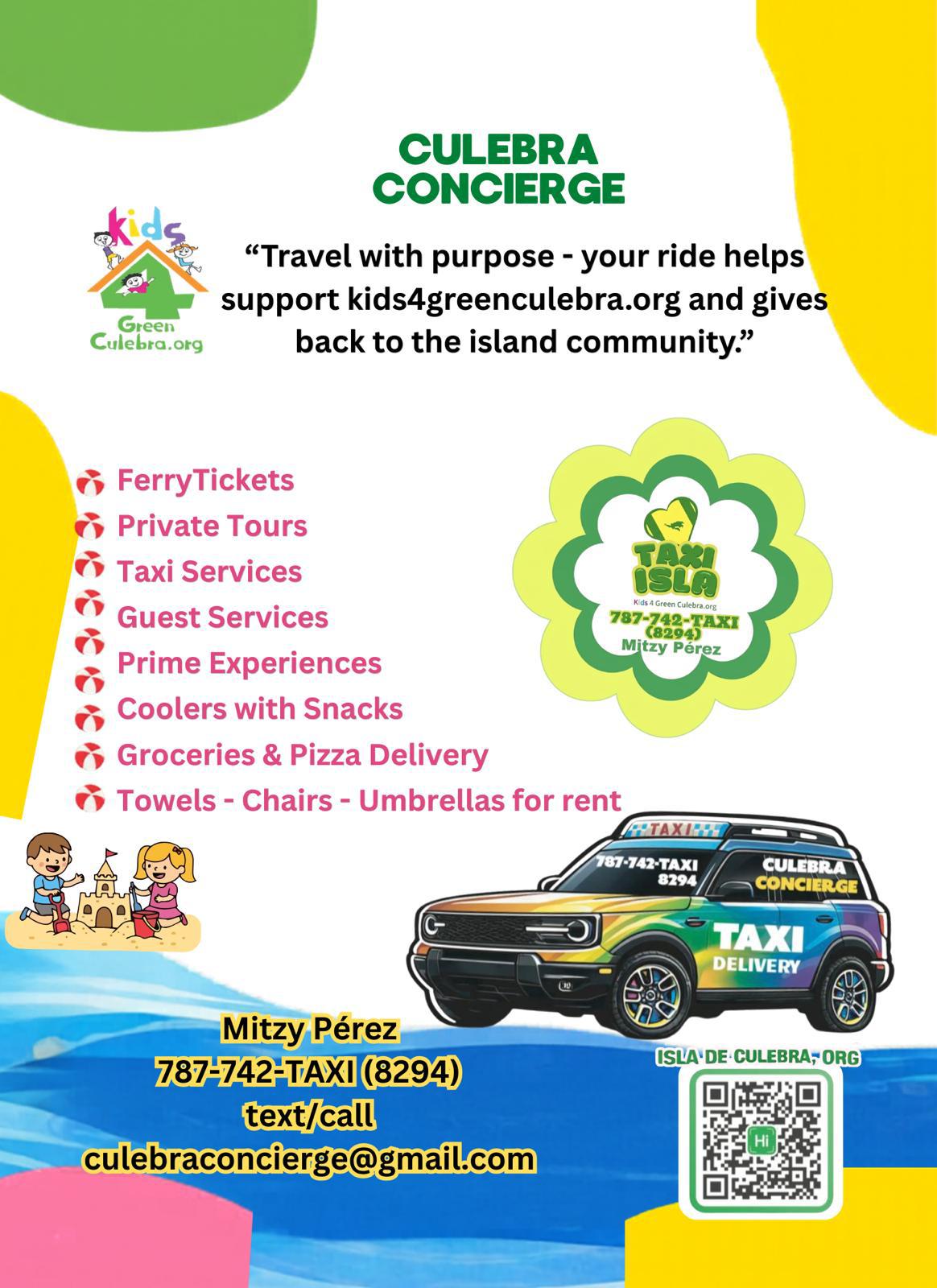Culebra Concierge — Taxi Isla